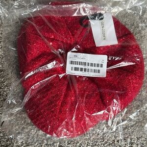 Fashion Nova Red Sequin Hat